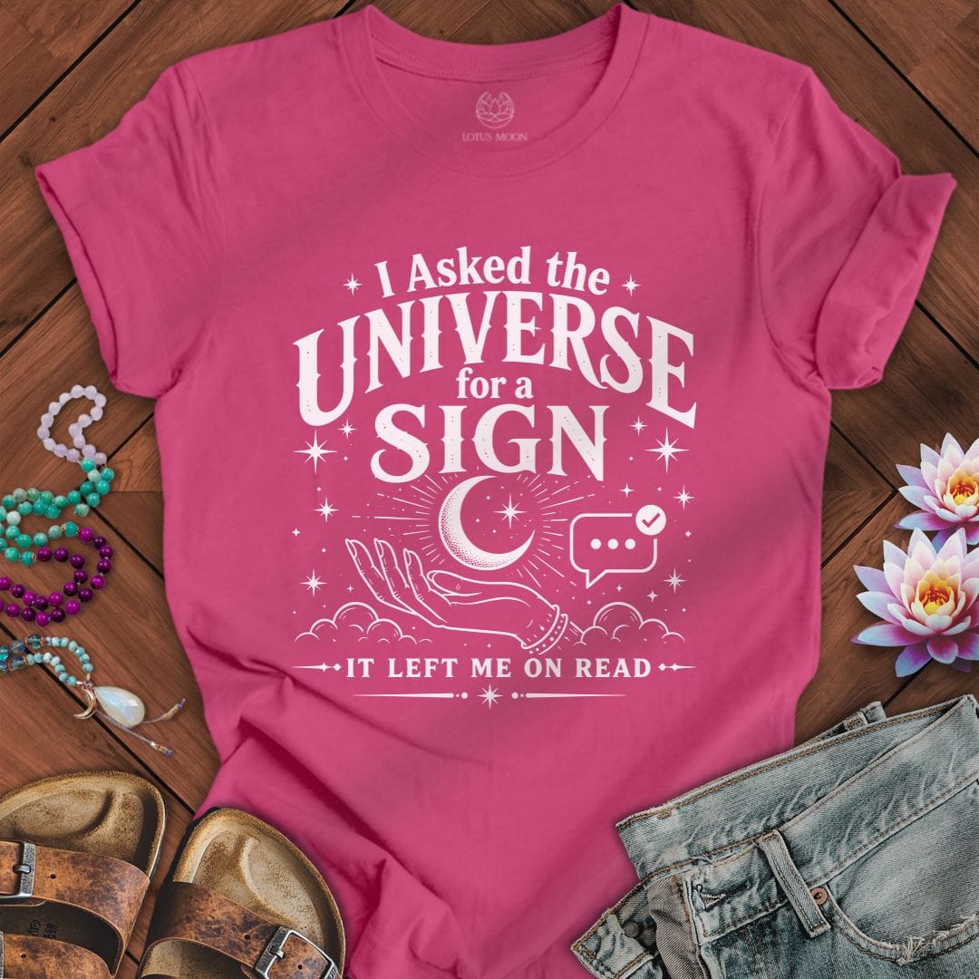 Printify T-Shirt Left Me On Read Tee Berry / S