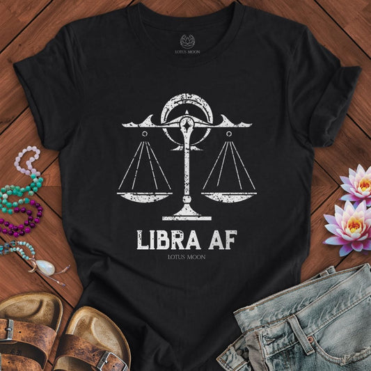Libra AF Tee Solid Black Blend