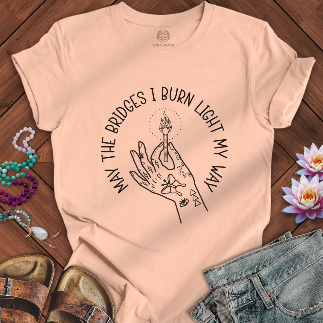 Light My Way Tee Peach