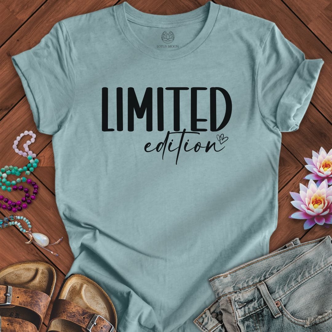 Limited Edition Tee Heather Blue Lagoon