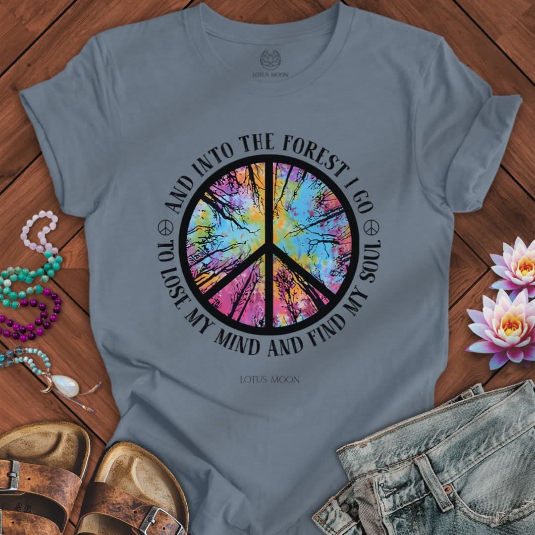 Lose My Mind Tee Steel Blue