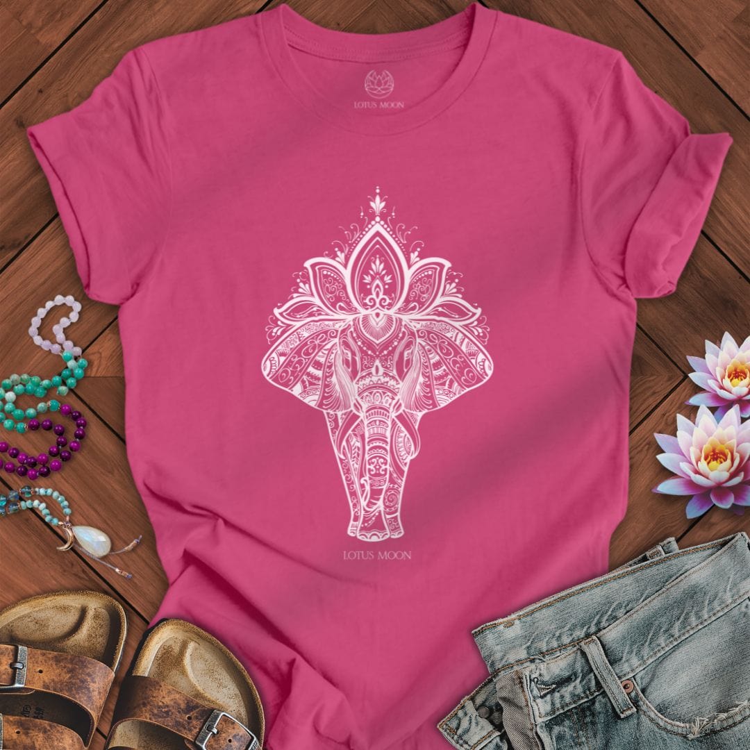 Lotus Elephant Tee Berry