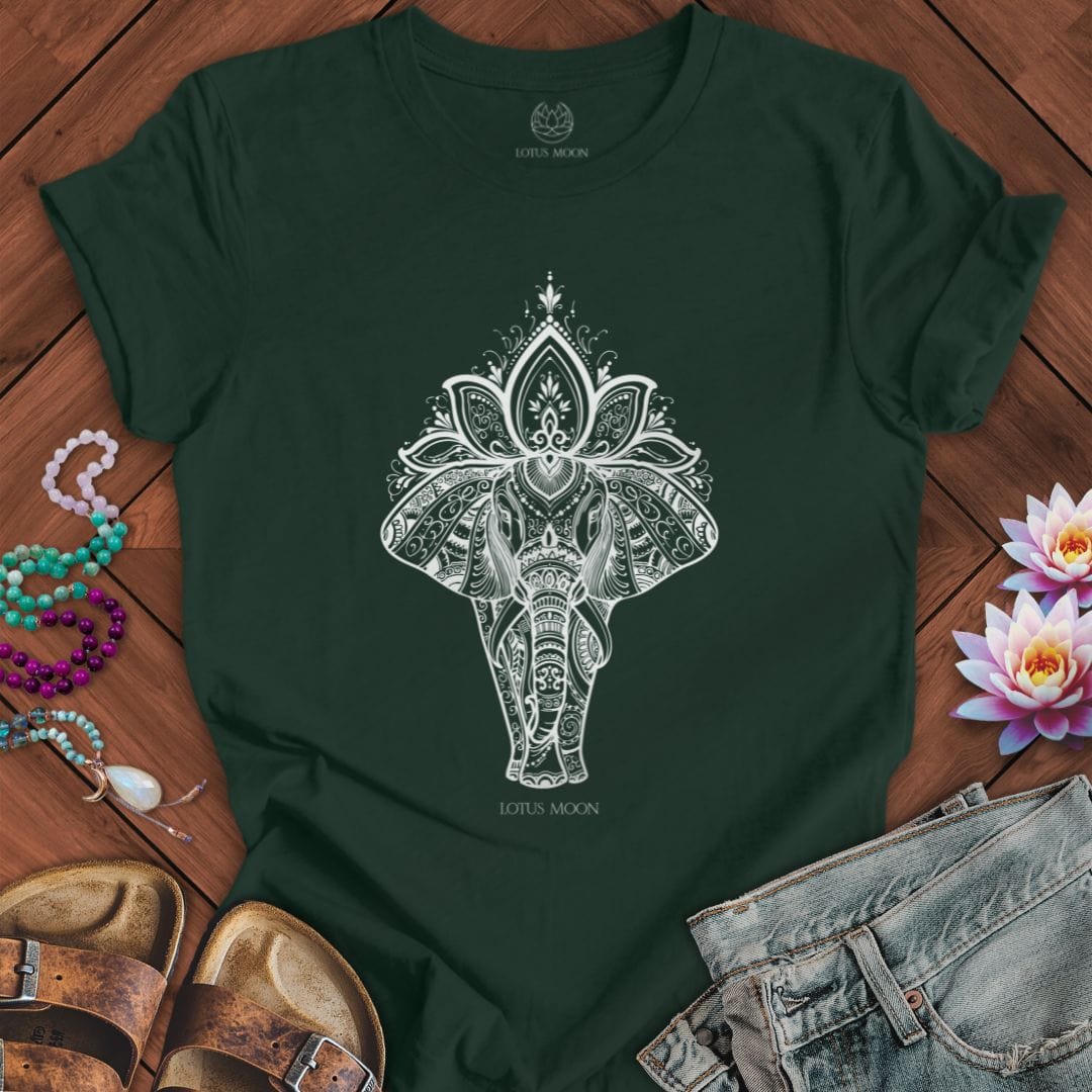 Lotus Elephant Tee Forest