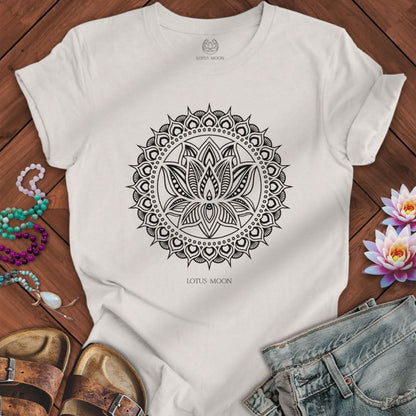 Lotus Mandala Tee Vintage White