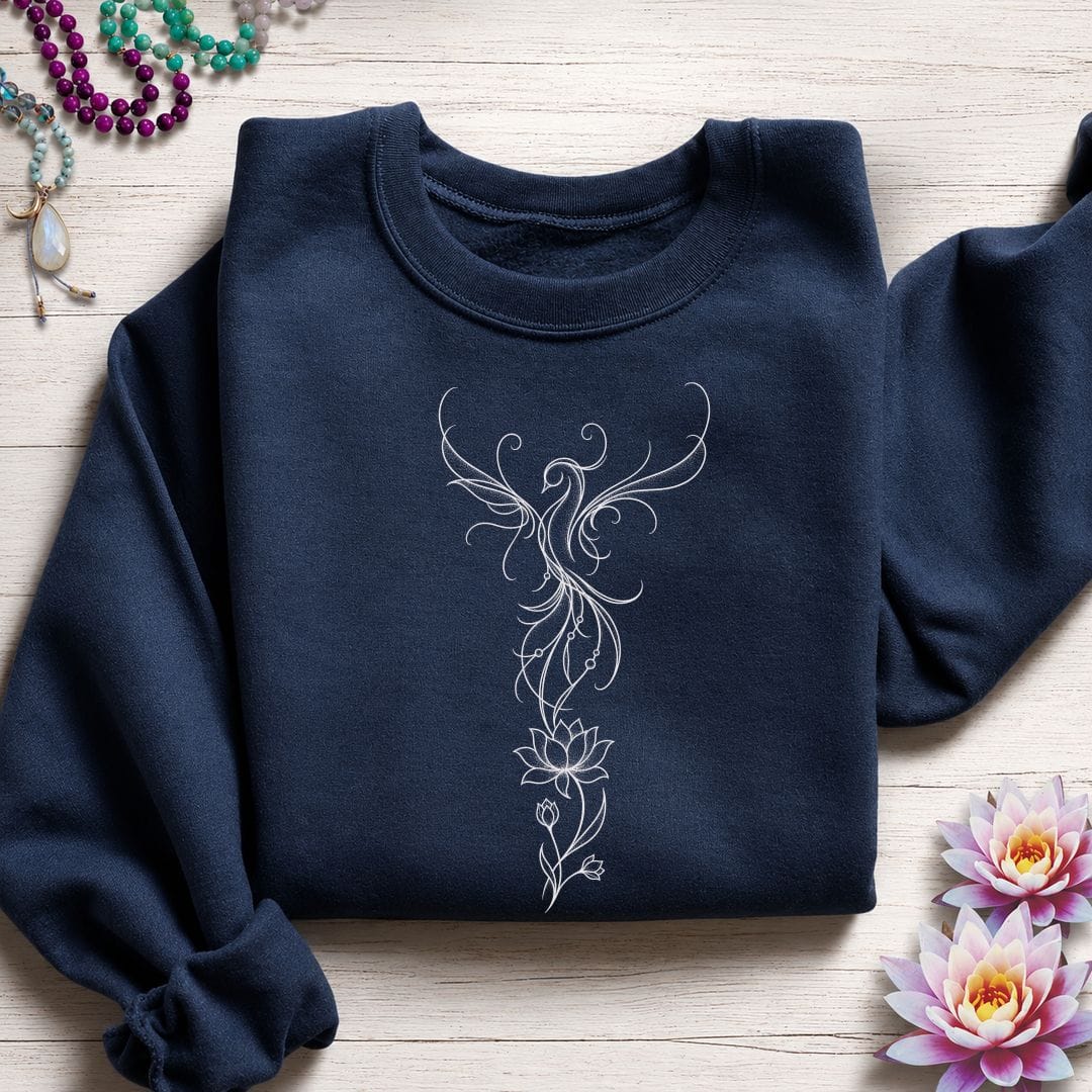 Lotus Phoenix Sweatshirt Navy