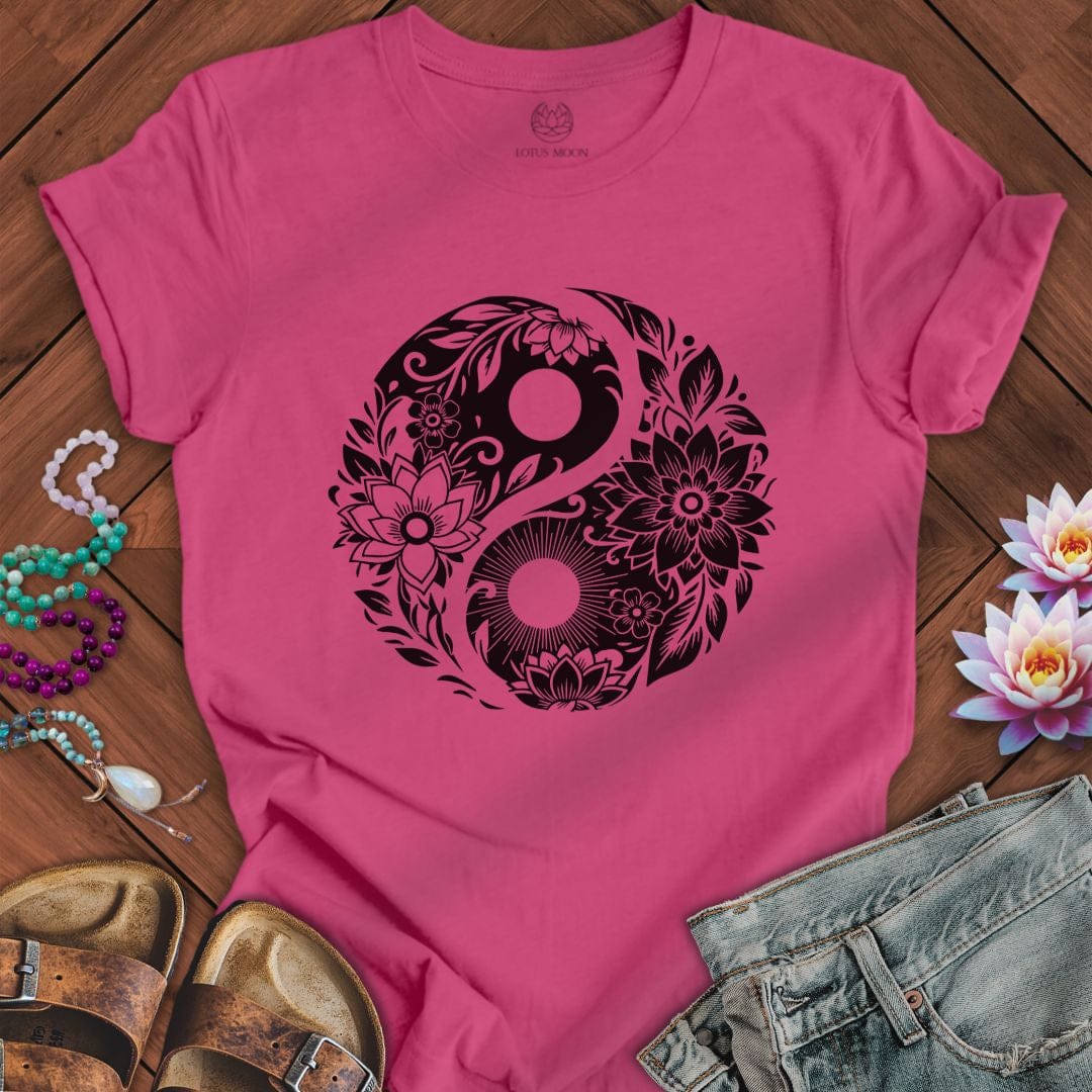 Lotus Yin Yang Tee Berry