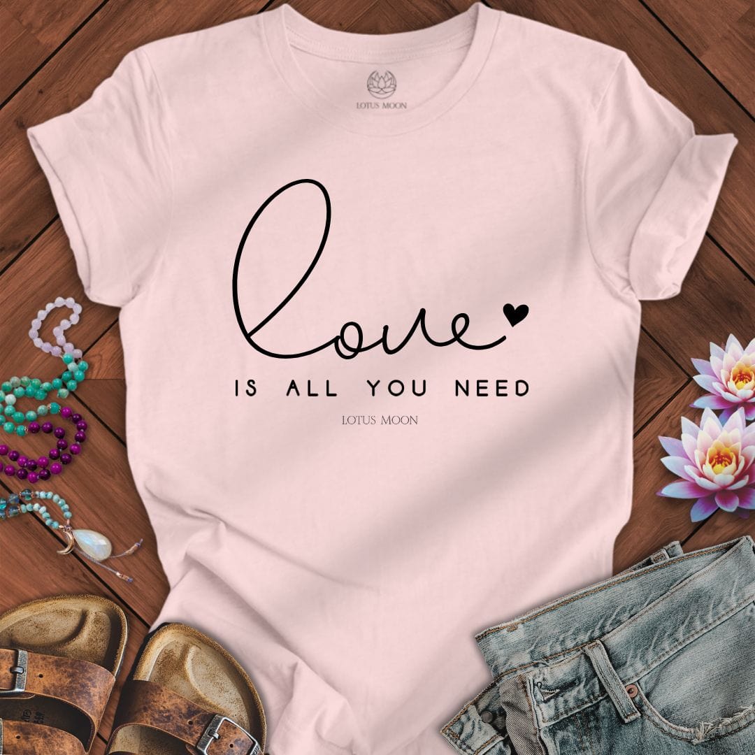 Love Is All You Need Tee Soft Pink