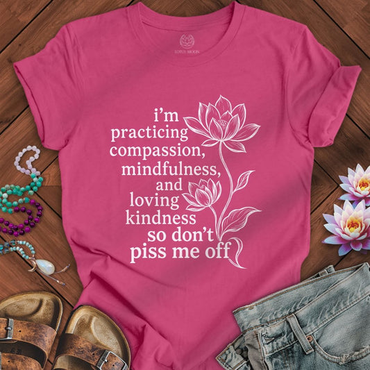 Loving Kindness Lotus Tee Berry