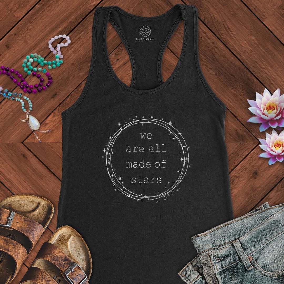 Made of Stars Tank Solid Black
