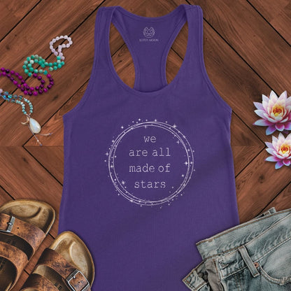 Made of Stars Tank Solid Purple Rush