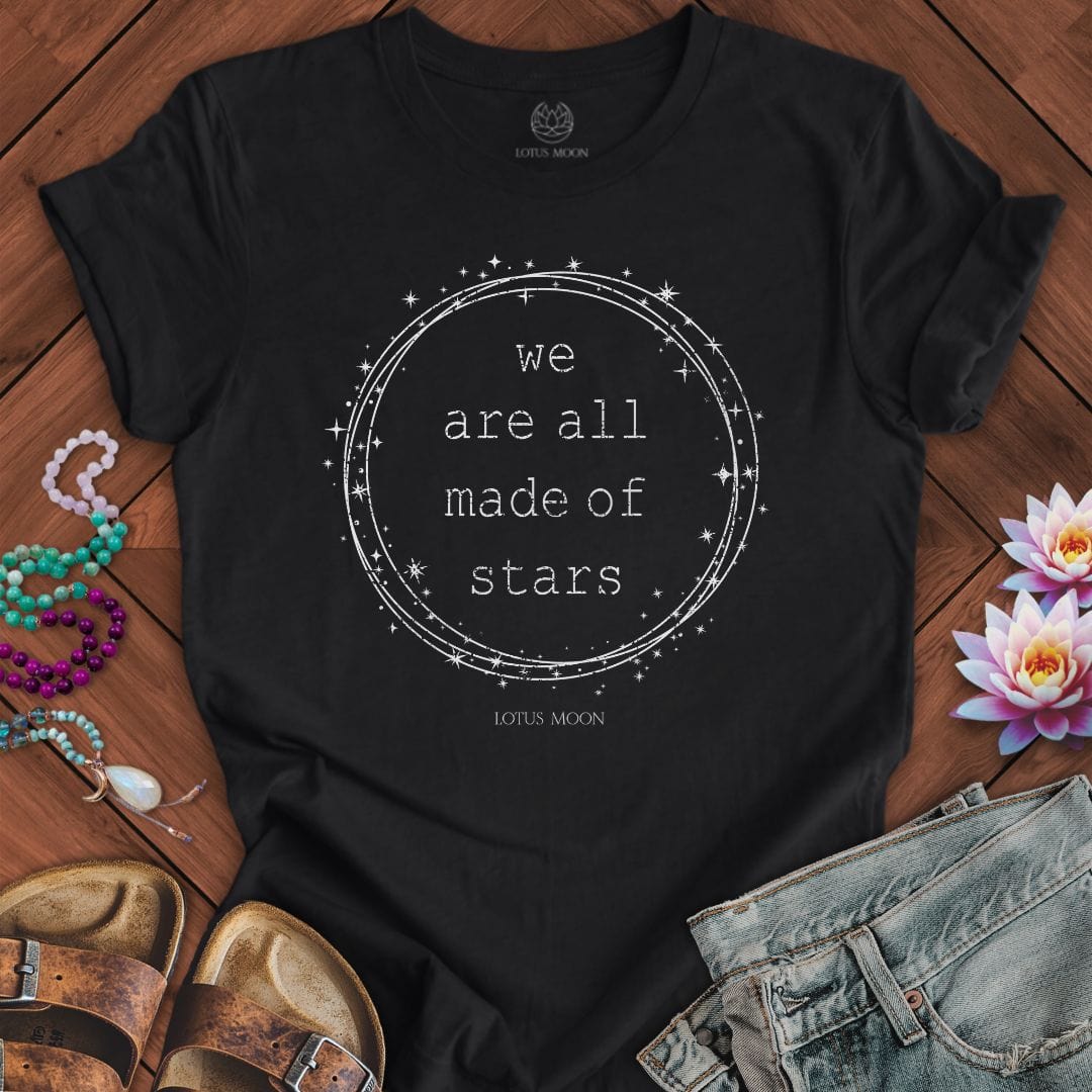 Made of Stars Tee Solid Black Blend