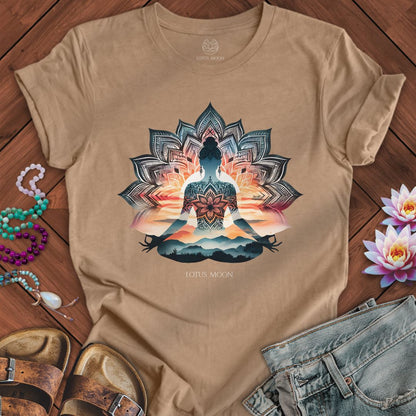 Mandala Meditation Tee Heather Tan