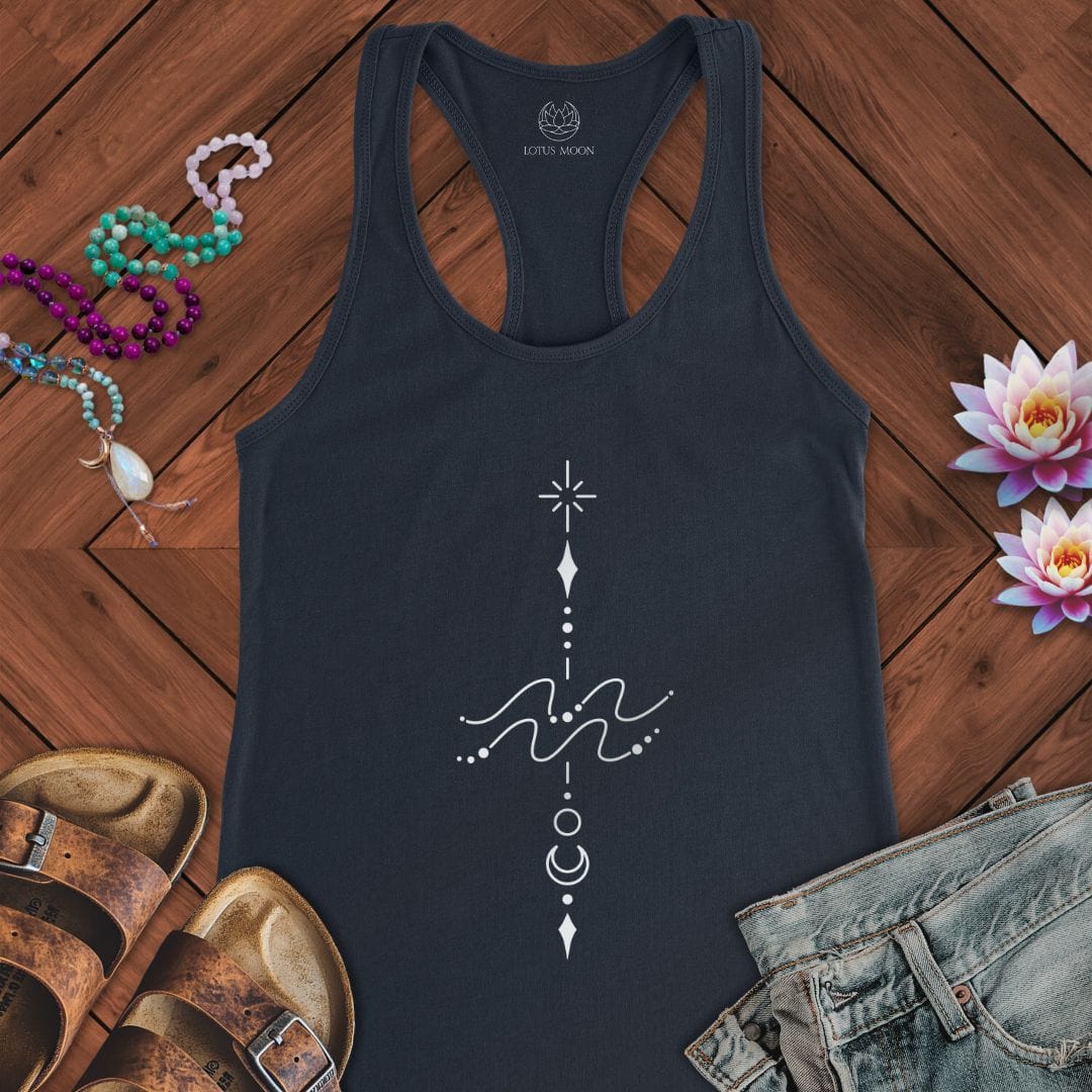 Minimalist Aquarius Tank Solid Midnight Navy