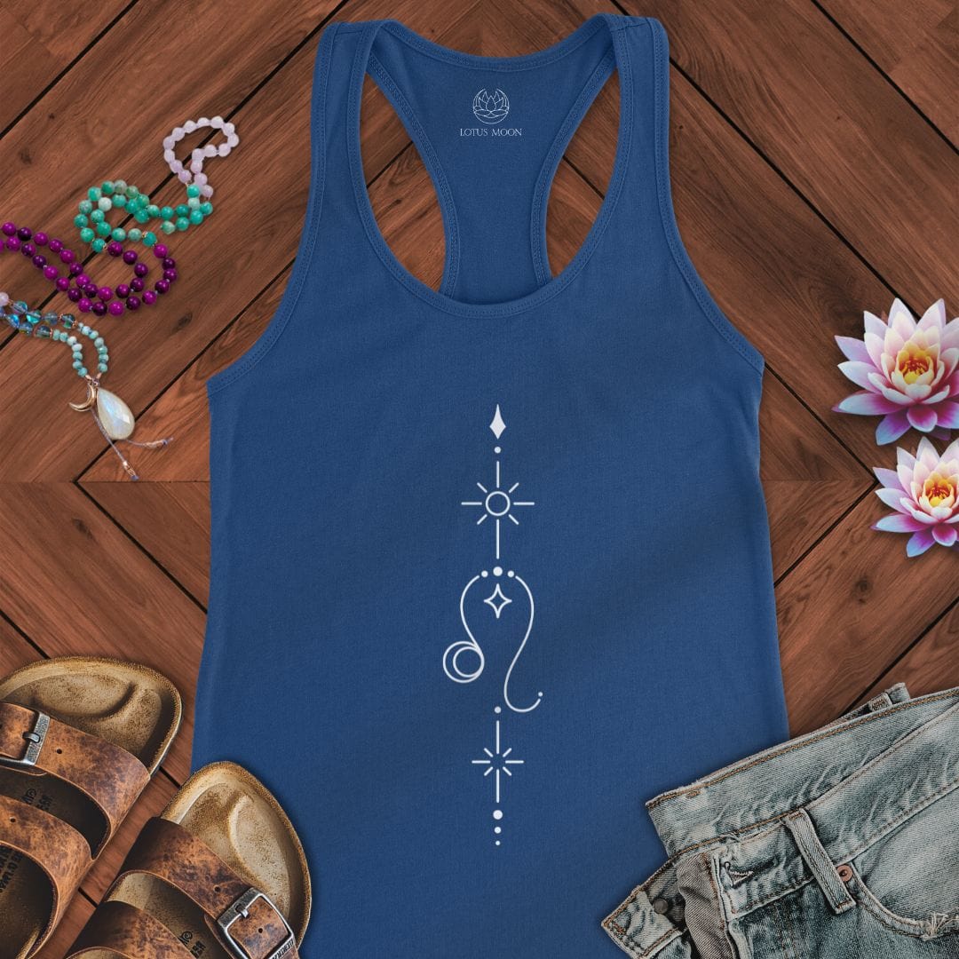 Minimalist Leo Tank Solid Royal