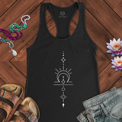 Minimalist Libra Tank Solid Black