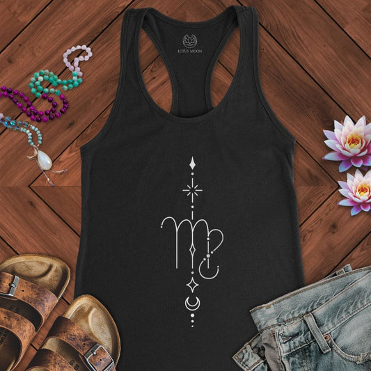 Minimalist Virgo Tank Solid Black