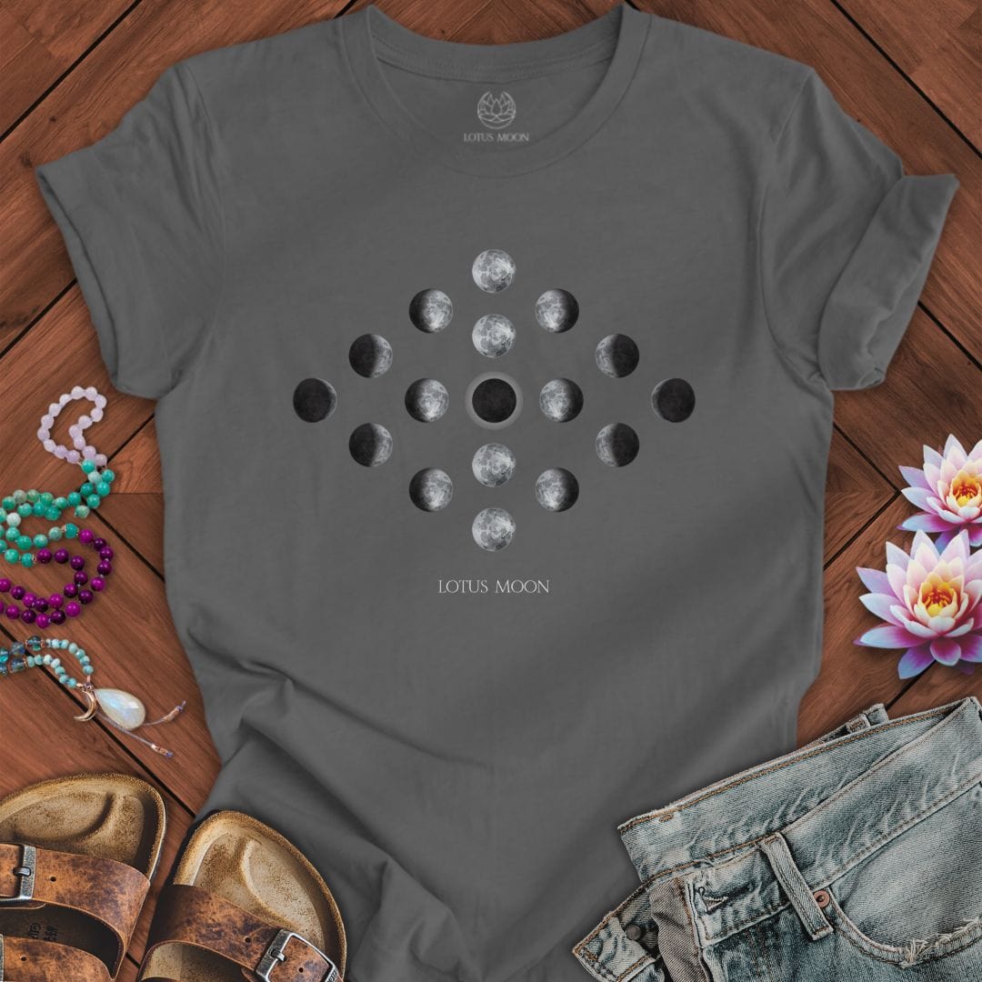 Moon Phase Diamond Tee Asphalt