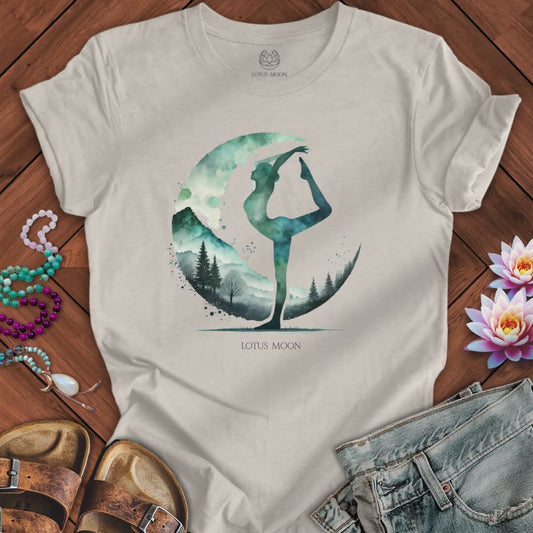 Moon Yoga Tee Heather Dust