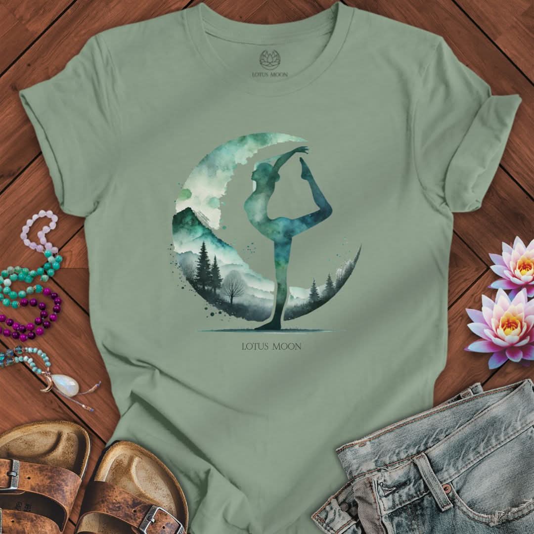 Moon Yoga Tee Sage