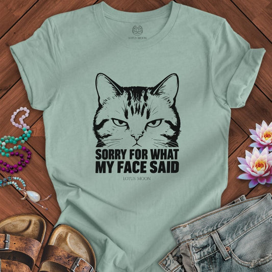 My Apologies Tee Dusty Blue