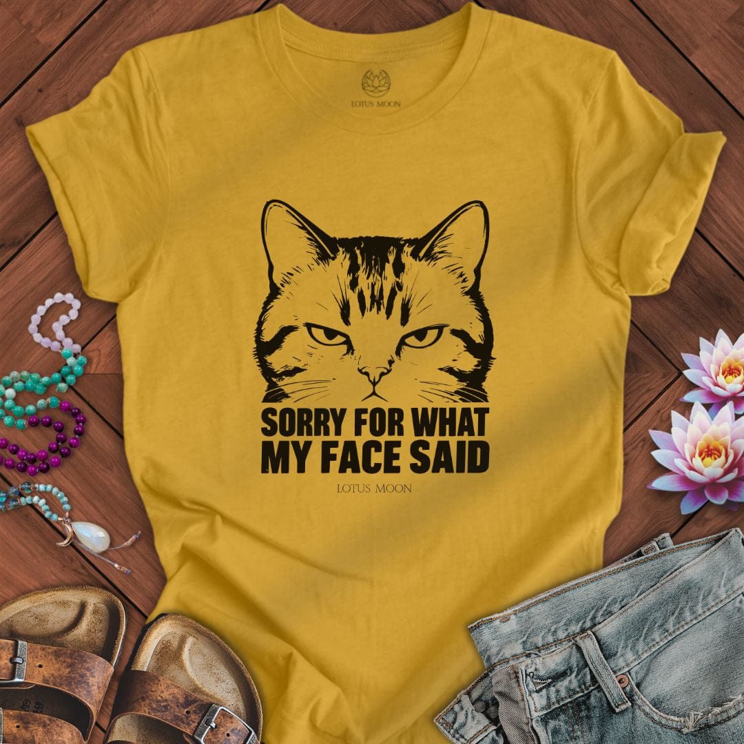 My Apologies Tee Heather Mustard