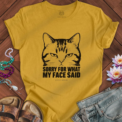 My Apologies Tee Heather Mustard