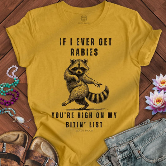 My Bitin' List Tee Heather Mustard