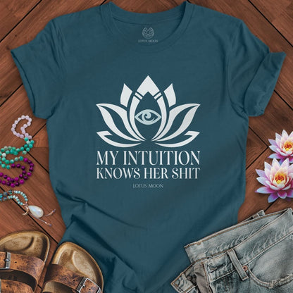 My Intuition Tee Deep Teal