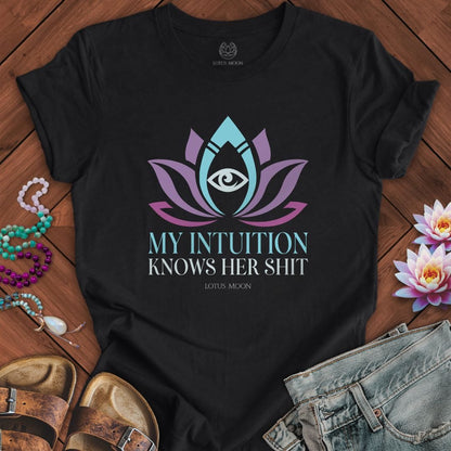 My Intuition Tee Solid Black Blend
