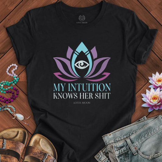 My Intuition Tee Solid Black Blend