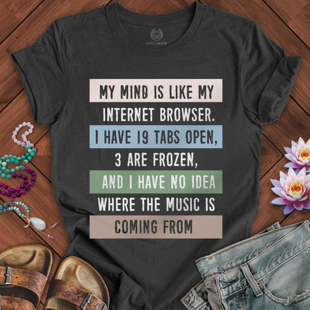 My Mind Tee Dark Grey Heather