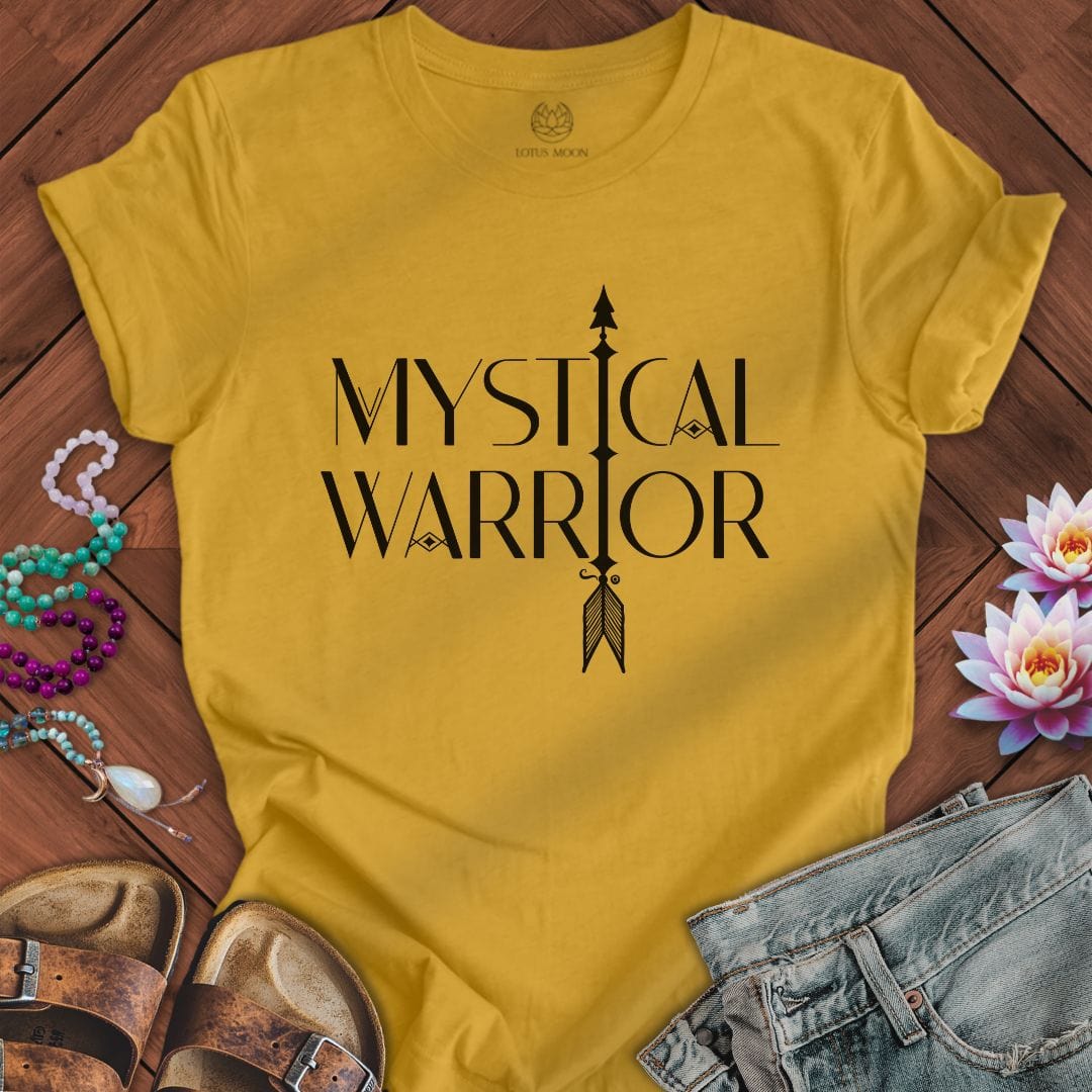 Mystical Warrior Tee Heather Mustard