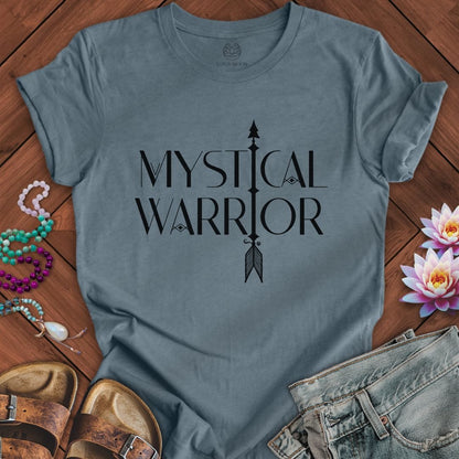 Mystical Warrior Tee Heather Slate