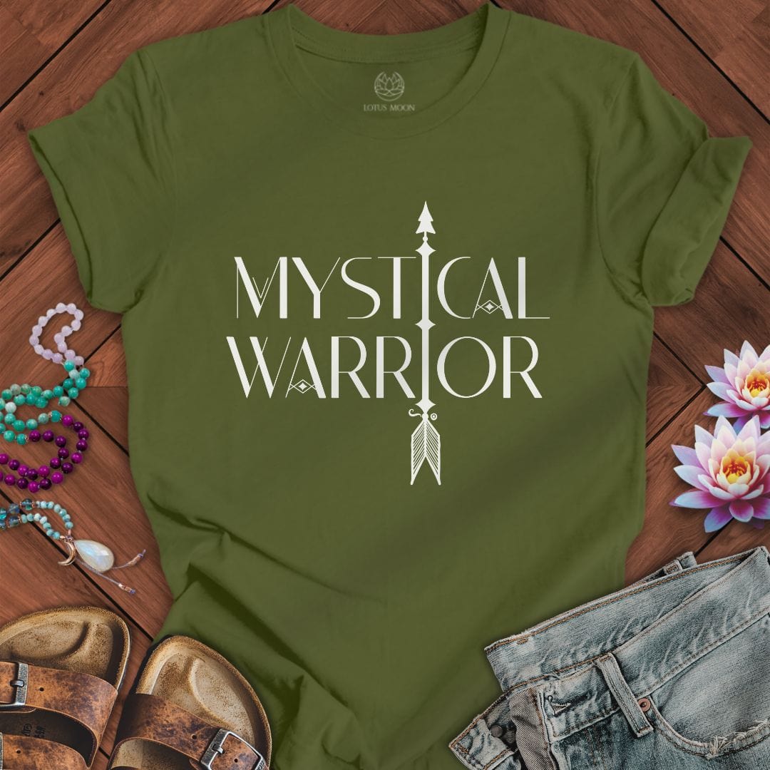 Mystical Warrior Tee Olive