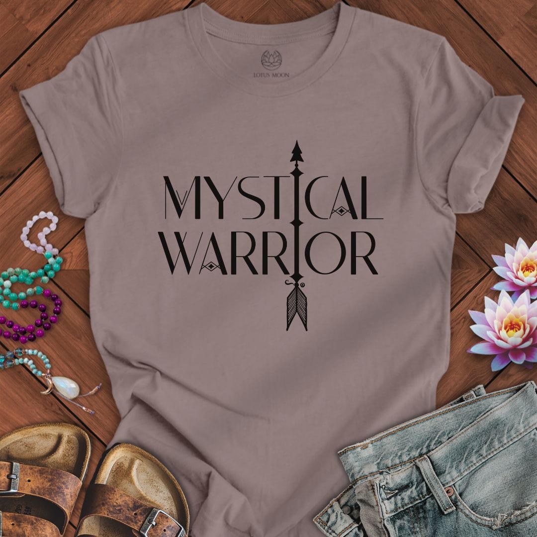 Mystical Warrior Tee Pebble Brown
