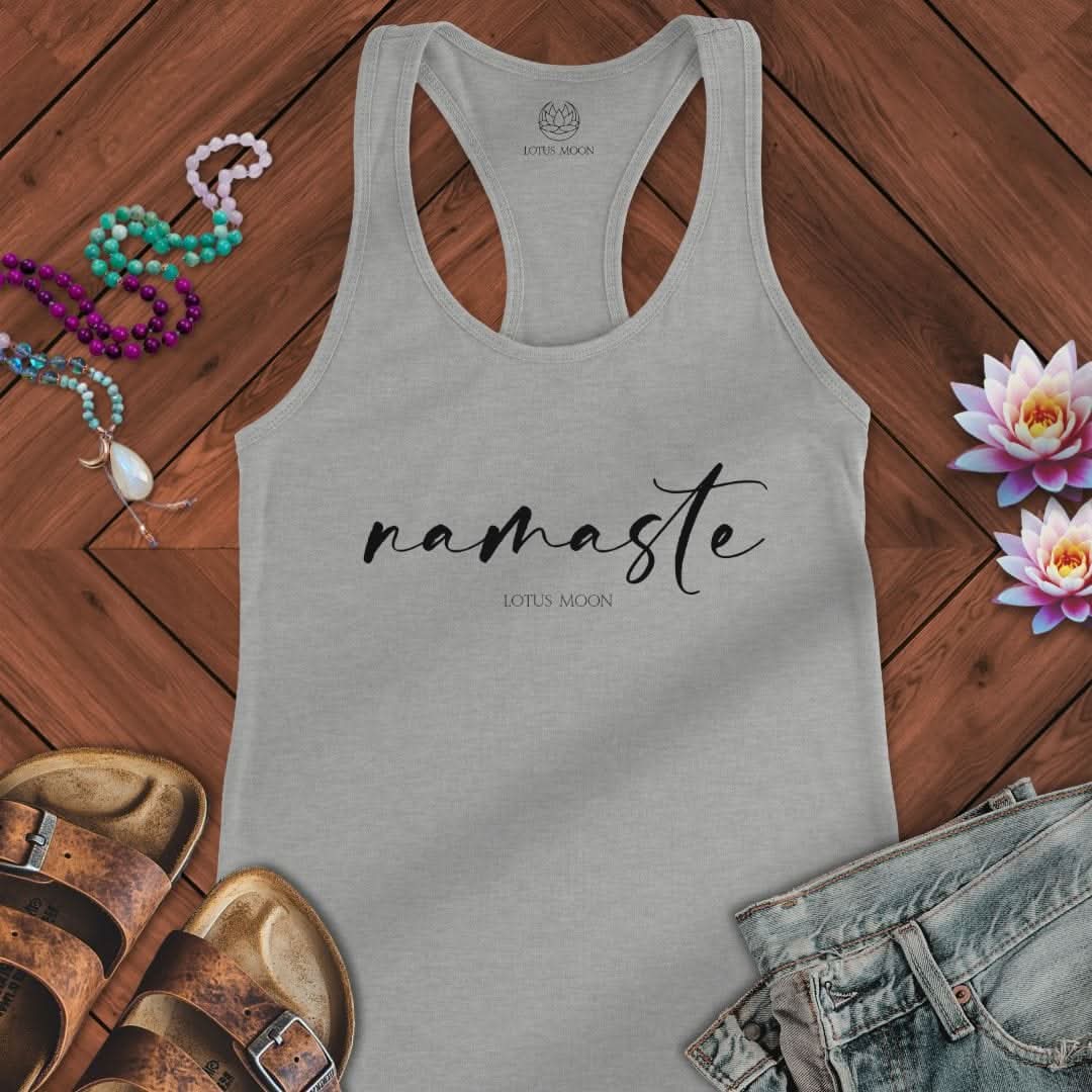 Namaste Tank Heather Grey