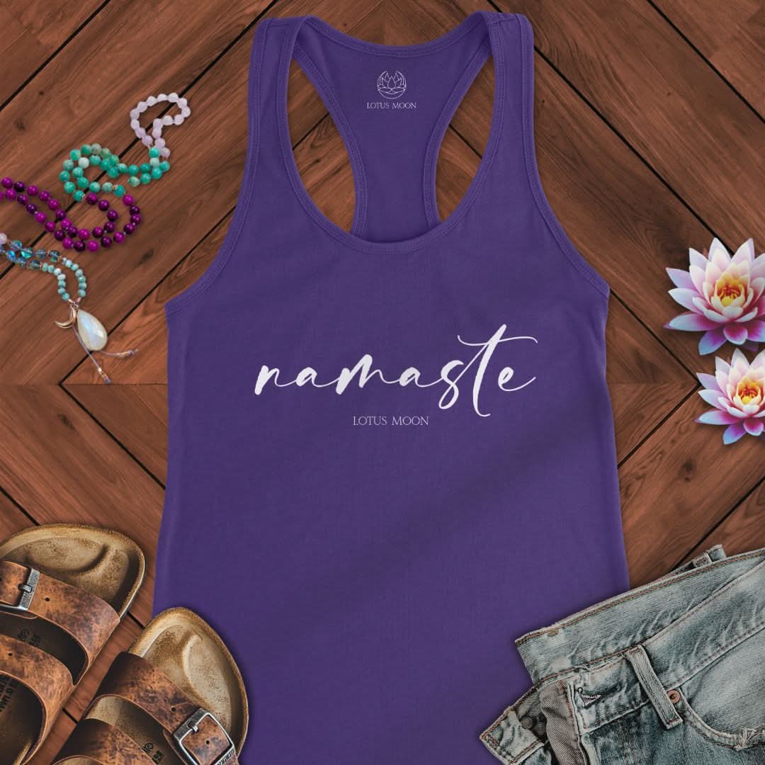 Namaste Tank Solid Purple Rush