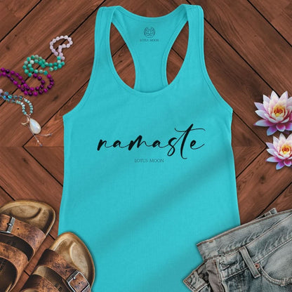 Namaste Tank Solid Tahiti Blue