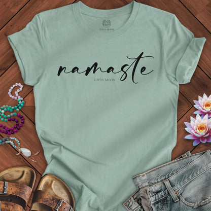 Namaste Tee Dusty Blue
