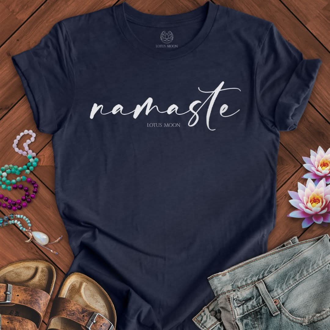 Namaste Tee Int. Heather Midnight Navy
