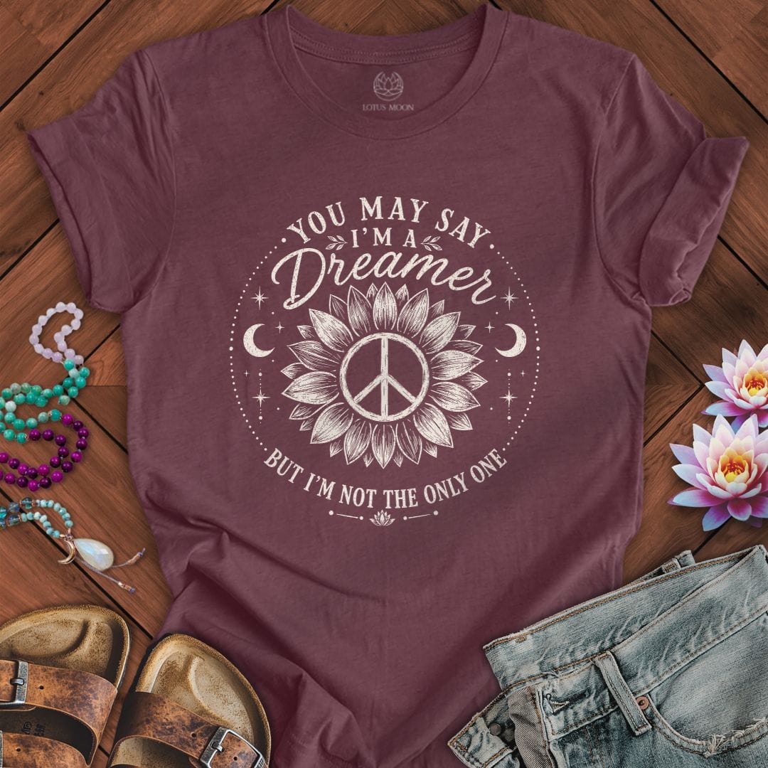 Printify T-Shirt Not The Only One Tee Heather Maroon / S