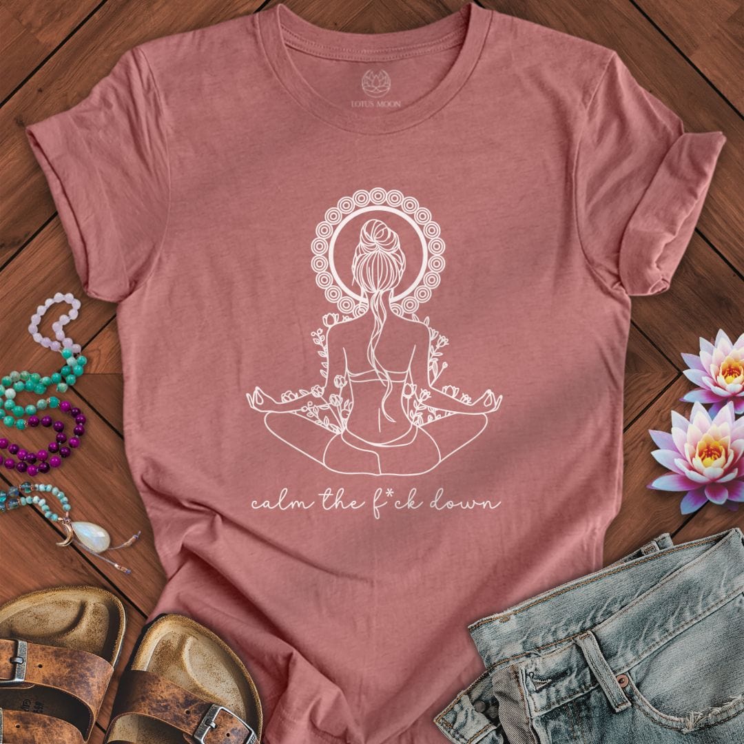 Note to Self Tee Heather Mauve