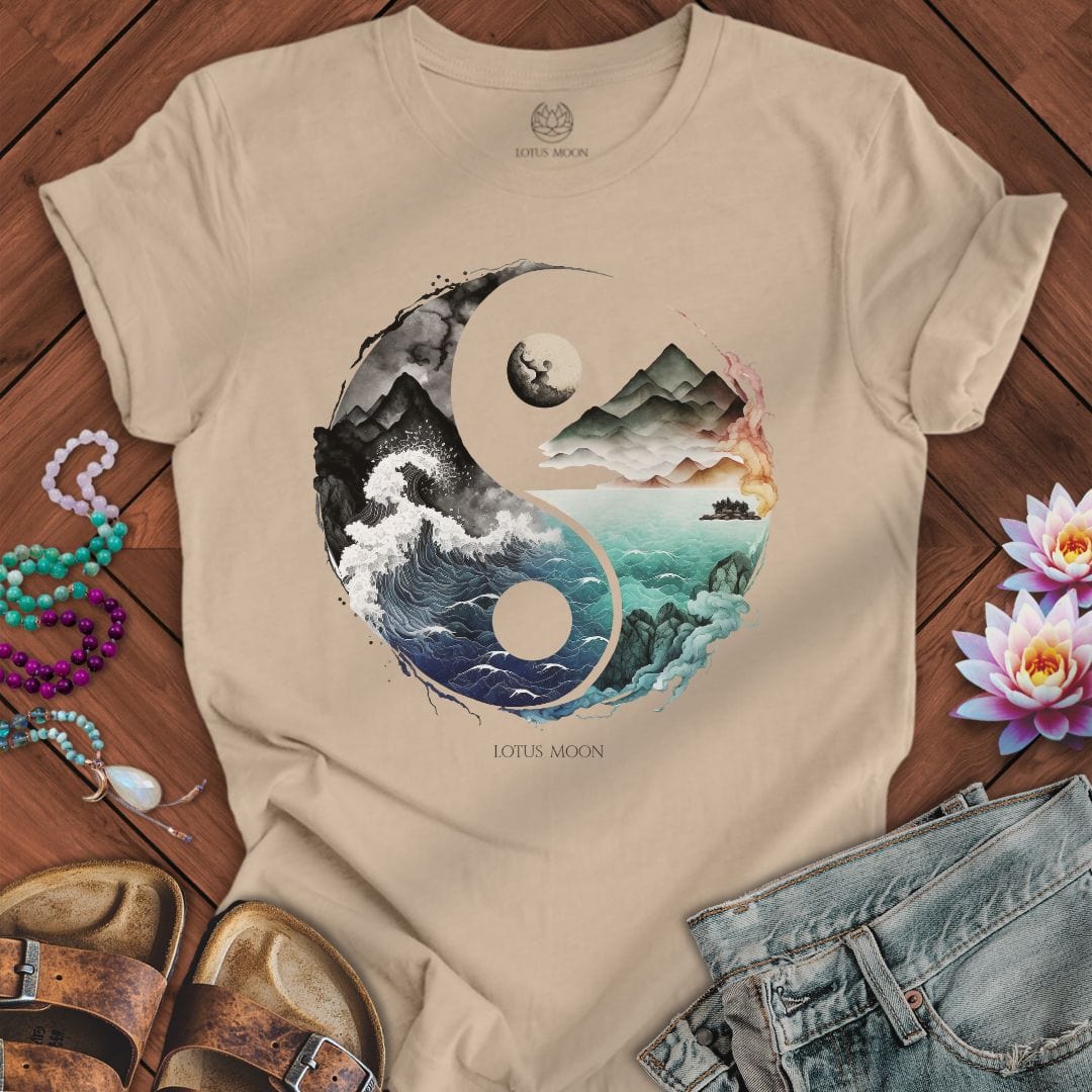 Ocean Yin Yang Tee Tan