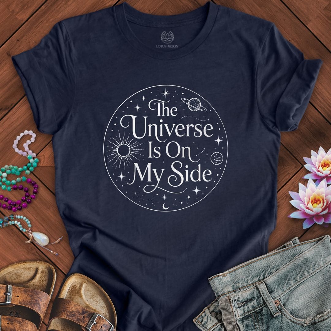 Printify T-Shirt On My Side Tee Heather Midnight Navy / S
