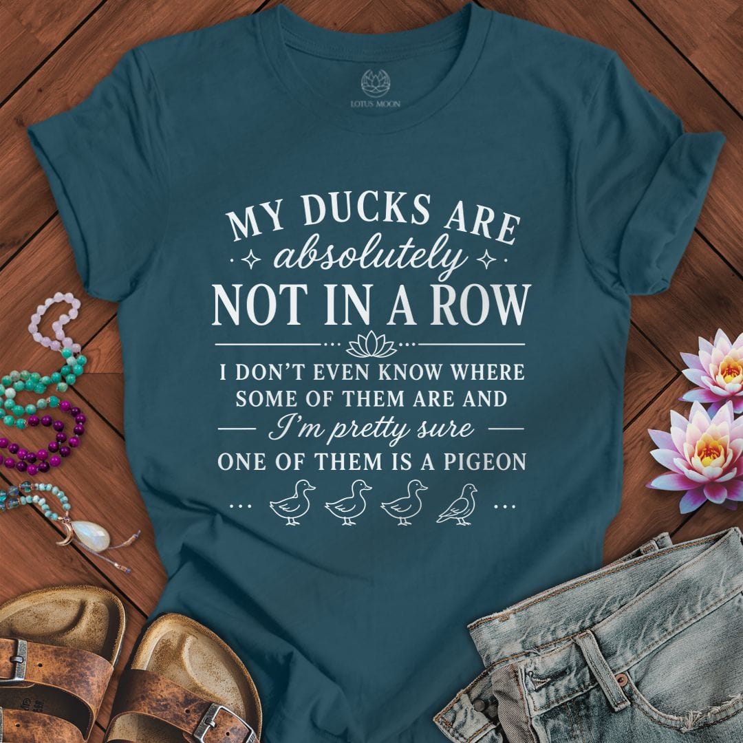 One Is A Pigeon Tee Deep Teal