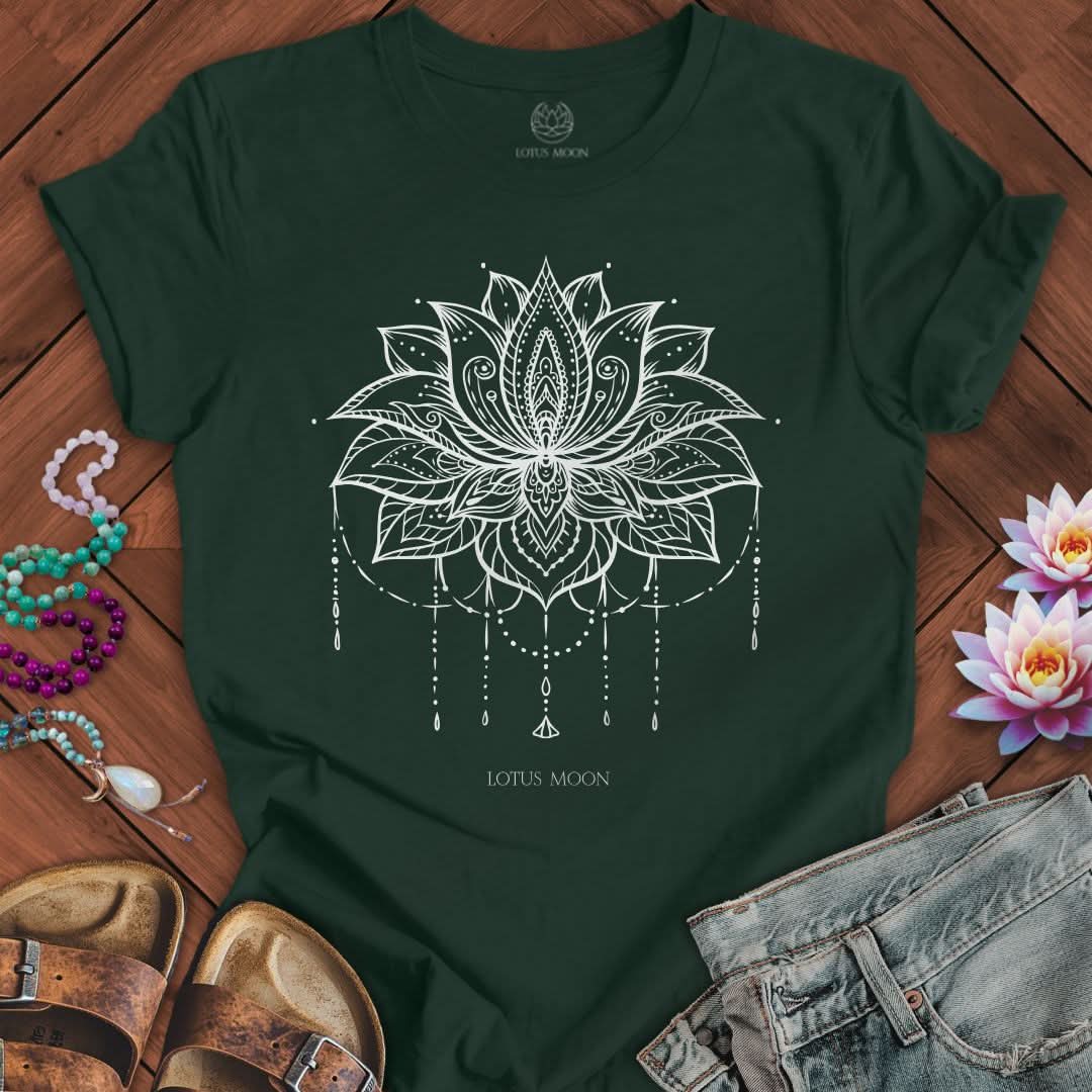 Ornate Lotus Tee Forest