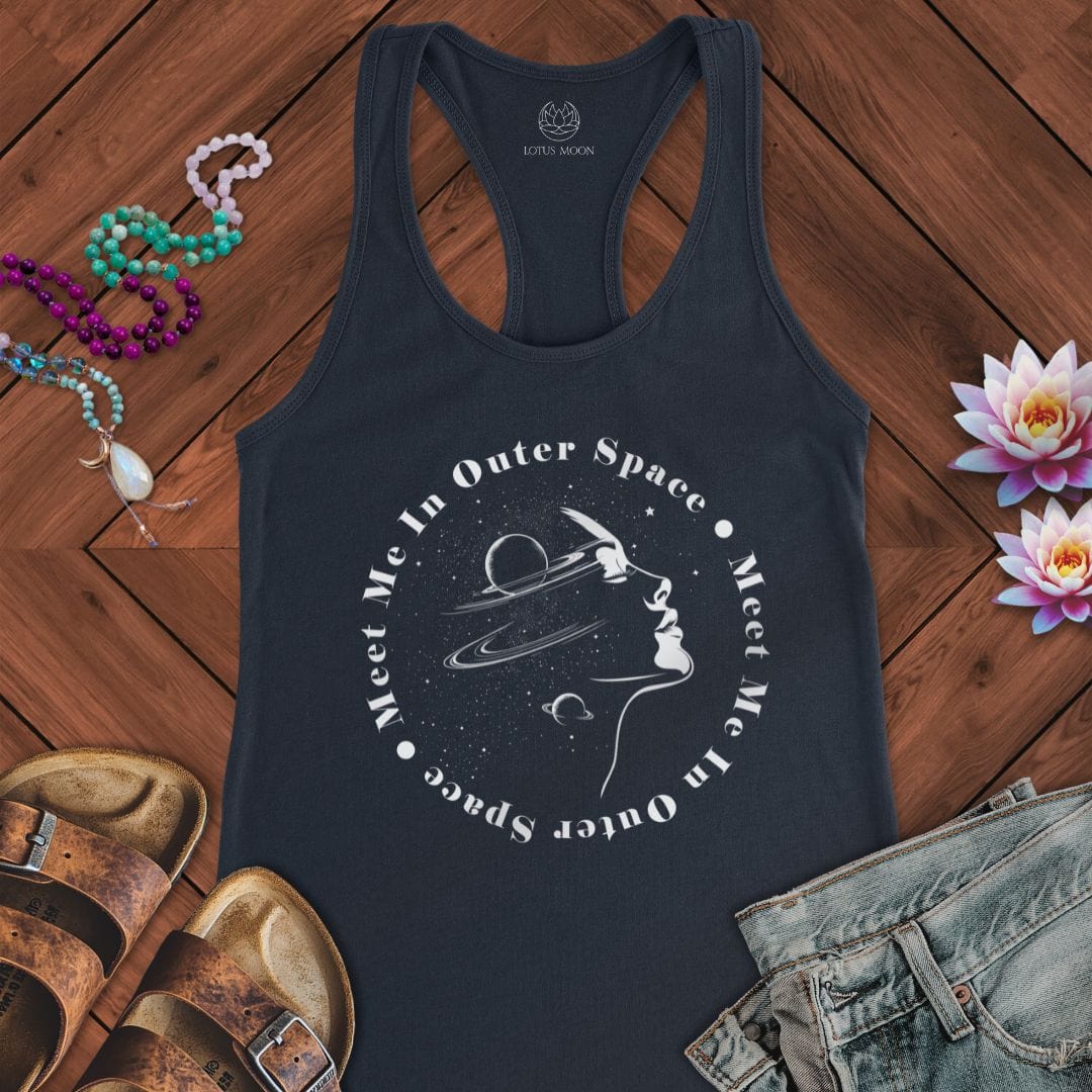 Outer Space Tank Solid Midnight Navy