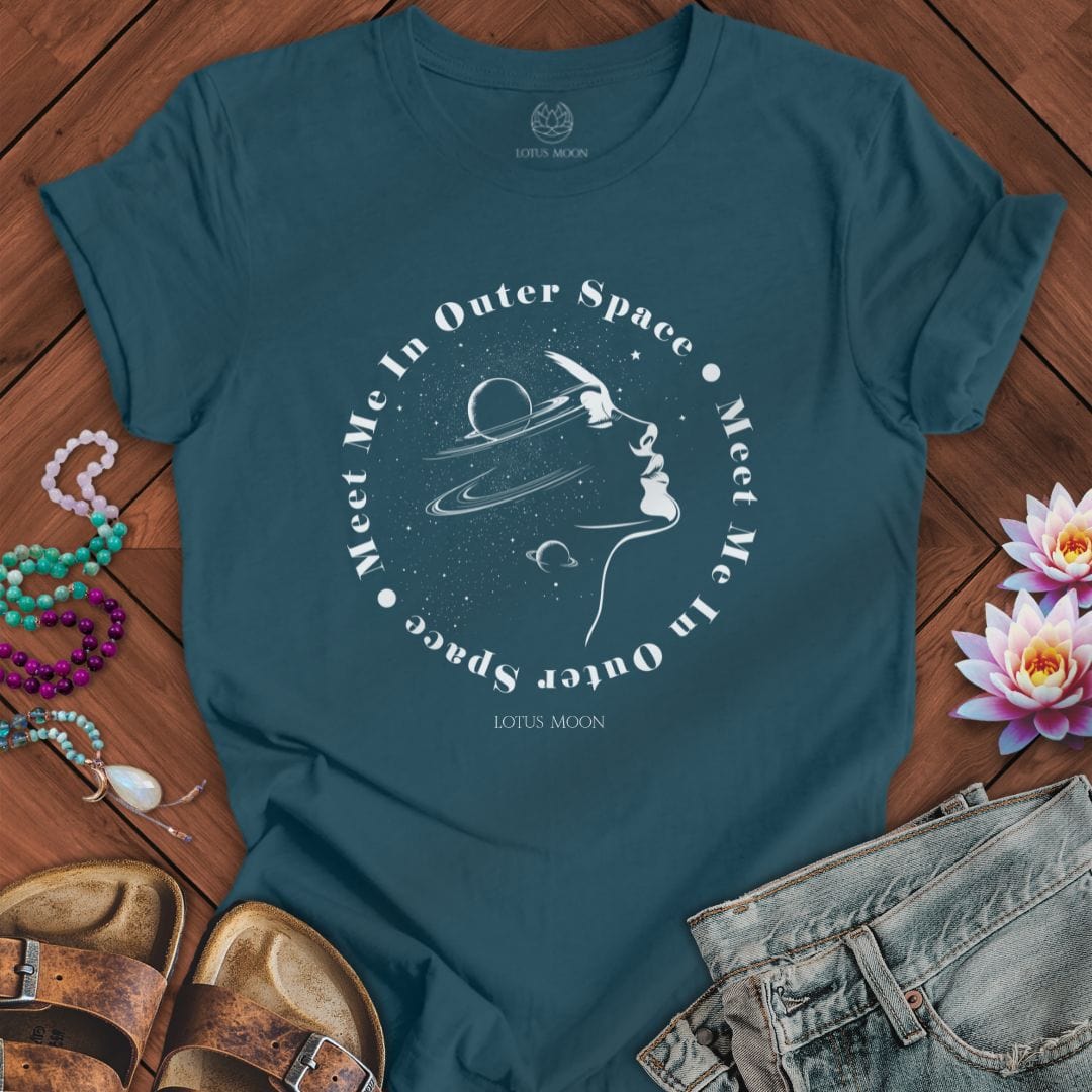 Outer Space Tee Deep Teal
