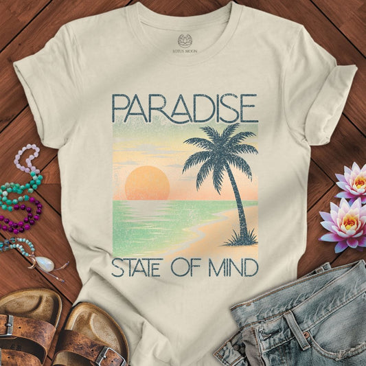 Printify T-Shirt Paradise State of Mind Tee Natural / S
