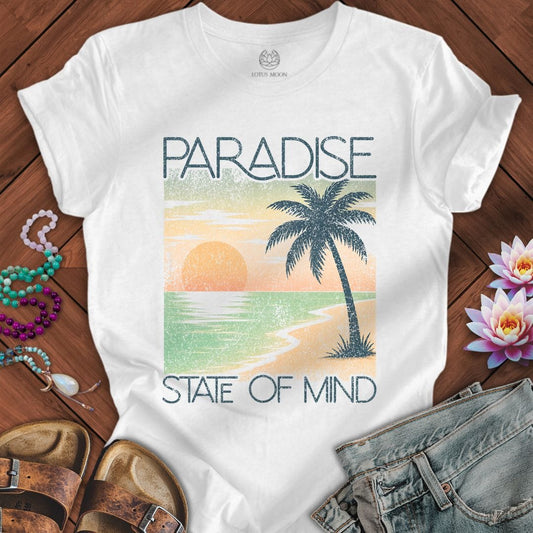 Paradise State of Mind Tee White